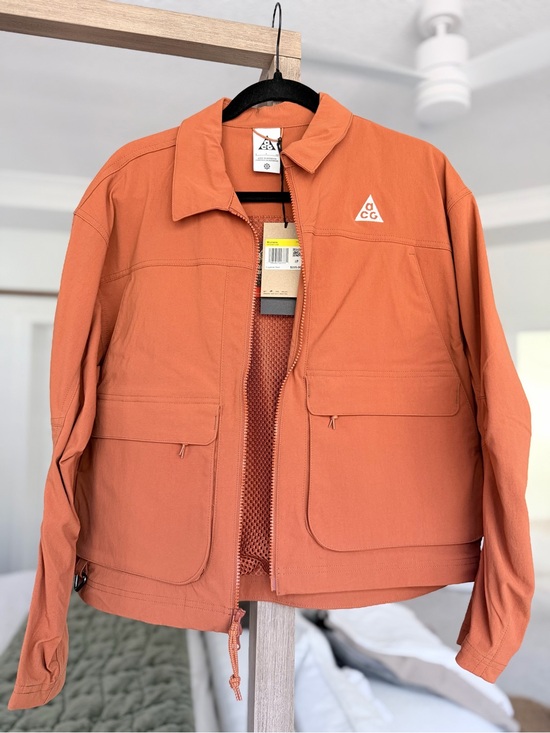Nike ACG Jackets & Blazers - Nike ACG Orange Water Resistant Workwear Jacket